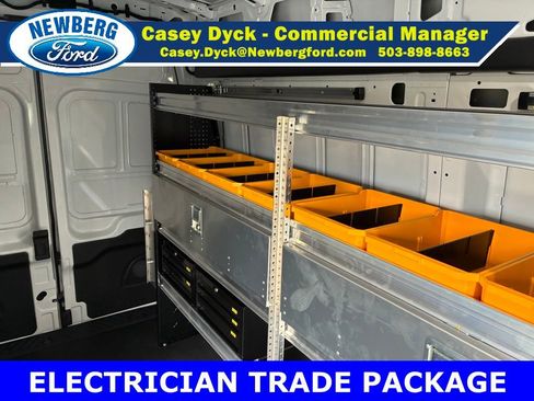 New 2025 Ford Transit 350 148 High Roof AWD w/ Electrician Trade Package image 16