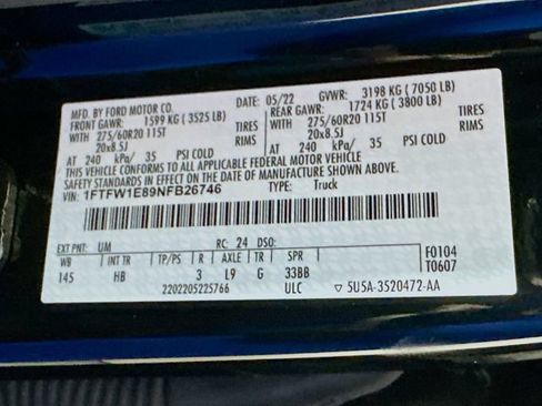 Used 2022 Ford F150 Lariat AWD/4WD image 28