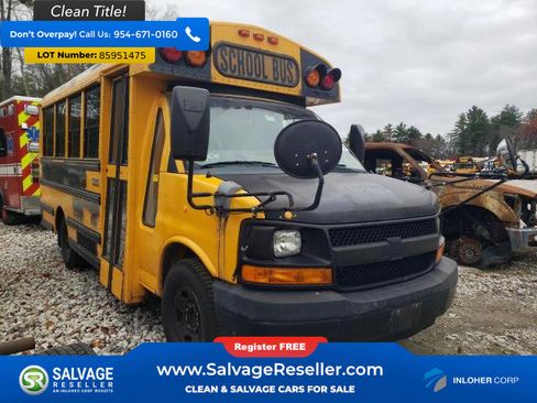 Used 2011 Chevrolet Express 3500 Cutaway w/ School Bus Package image 1