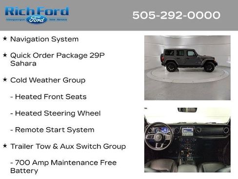 Used 2023 Jeep Wrangler Unlimited Sahara w/ Cold Weather Group image 11