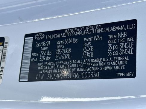 Certified 2024 Hyundai Santa Fe SEL FWD image 32