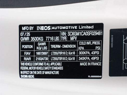 New 2025 INEOS Grenadier Fieldmaster Edition image 22