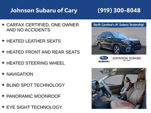 Used 2021 Subaru Forester Touring w/ Popular Package #2 AWD/4WD image 6