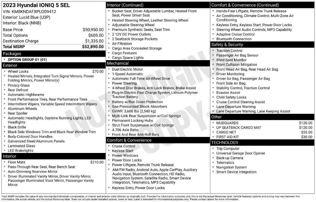 Certified 2023 Hyundai Ioniq 5 SEL AWD/4WD image 3