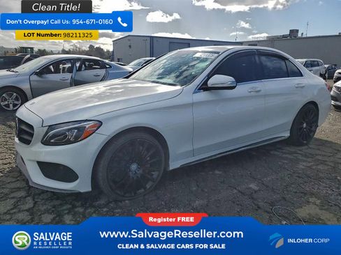 Used 2015 Mercedes-Benz C 400 Sedan 4 Door image 1