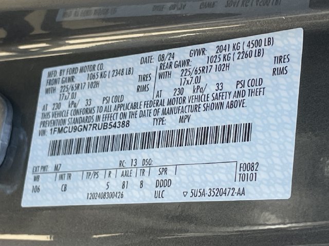 Used 2024 Ford Escape Active w/ Tech Pack #1 AWD/4WD image 32