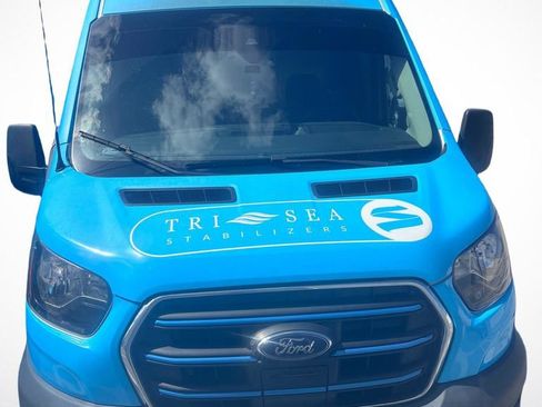 Used 2022 Ford E-Transit 148 High Roof w/ Load Area Protection Package RWD image 1