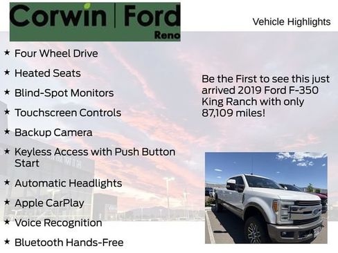 Used 2019 Ford F350 King Ranch w/ King Ranch Ultimate Package AWD/4WD image 4