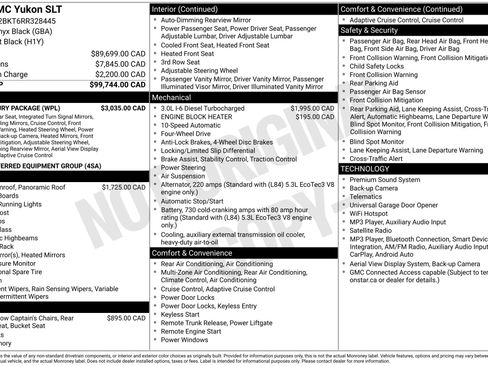 Used 2024 GMC Yukon SLT w/ SLT Luxury Package AWD/4WD image 2