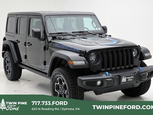 Used 2023 Jeep Wrangler Unlimited Rubicon 4xe w/ Cold Weather Group AWD/4WD image 1