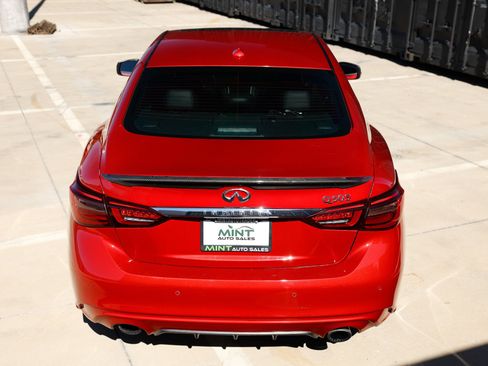 Used 2018 INFINITI Q50 Red Sport 400 w/ Sensory Package (Sport) image 14