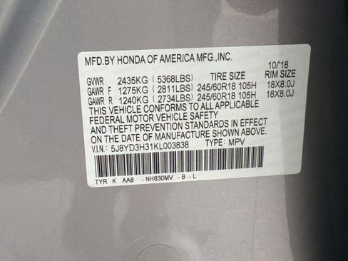 Used 2019 Acura MDX FWD image 25