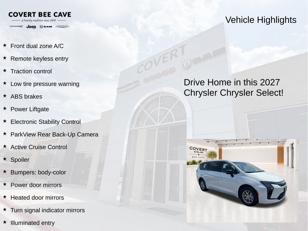 New 2027 Chrysler Pacifica Select FWD image 9