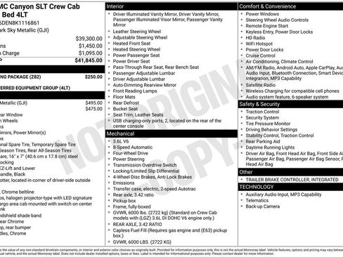 Used 2019 GMC Canyon SLT w/ Trailering Package image 2