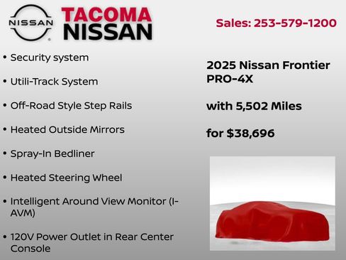Used 2025 Nissan Frontier PRO-4X w/ Pro Convenience Package image 25