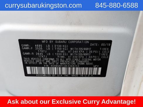 Used 2019 Subaru Outback 2.5i Premium AWD/4WD image 13
