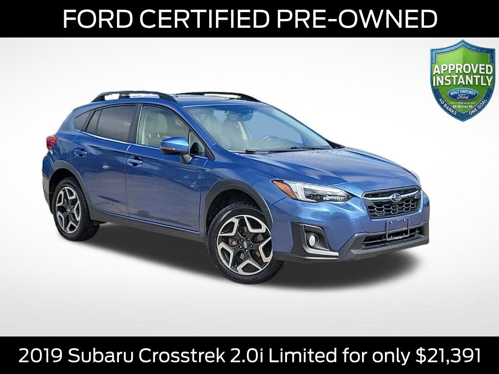 Used 2019 Subaru Crosstrek 2.0i Limited w/ Moonroof Package w/Navigation AWD/4WD image 1
