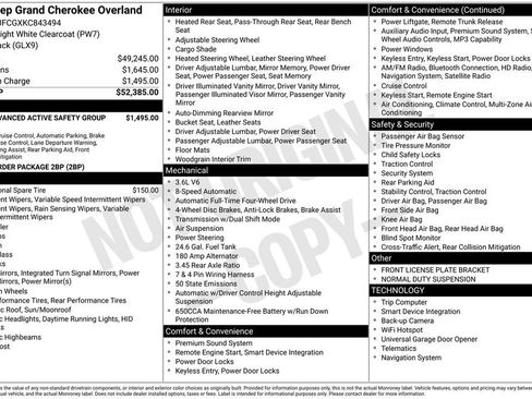 Used 2019 Jeep Grand Cherokee Overland image 4