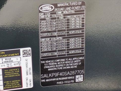 Certified 2025 Land Rover Range Rover SE AWD/4WD image 28