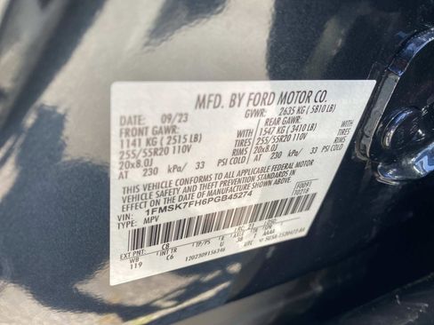 Used 2023 Ford Explorer Limited w/ Limited Technology Package RWD image 27