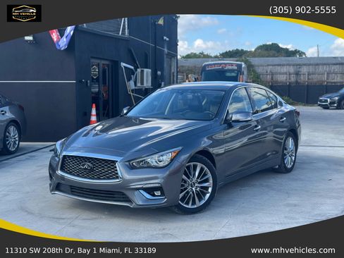 Used 2021 INFINITI Q50 Luxe image 1
