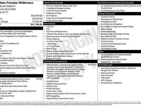 Used 2026 Subaru Forester Wilderness AWD/4WD image 33
