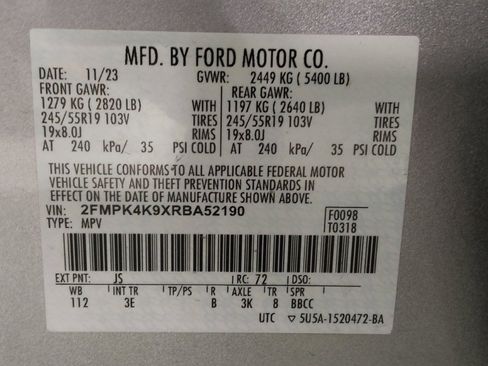 Used 2024 Ford Edge Titanium AWD/4WD image 33