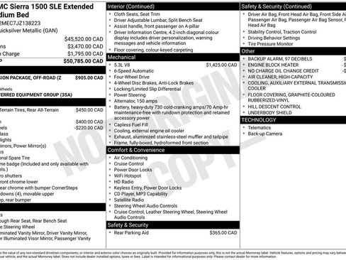 Used 2018 GMC Sierra 1500 SLE w/ Suspension Package, Off-Road AWD/4WD image 28