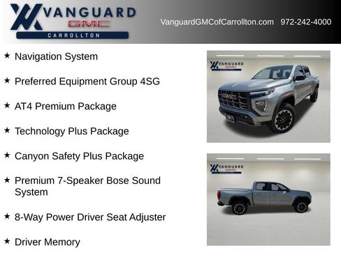 New 2026 GMC Canyon AT4 w/ Technology Plus Package AWD/4WD image 6
