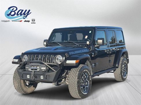 Used 2022 Jeep Wrangler Unlimited Rubicon 4xe w/ Cold Weather Group image 1