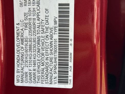 Used 2026 Honda Odyssey EX-L image 36