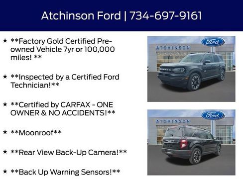 Used 2023 Ford Bronco Sport Outer Banks w/ Tech Package AWD/4WD image 5