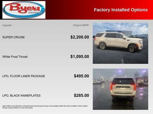 Used 2023 GMC Yukon Denali Ultimate w/ LPO, Floor Liner Package image 10