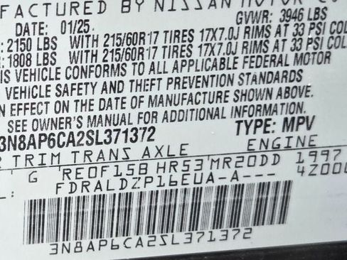 Used 2025 Nissan Kicks SV FWD image 39