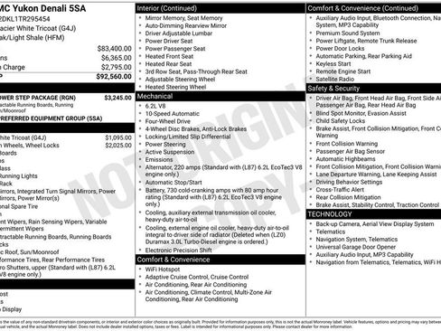 Certified 2026 GMC Yukon Denali w/ Sun & Power Step Package AWD/4WD image 4