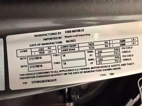 Used 2025 Ford F150 Tremor w/ Tow/Haul Package AWD/4WD image 55