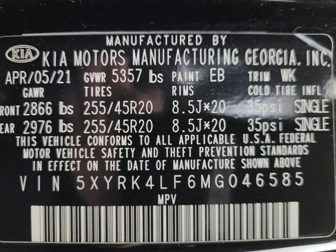Used 2021 Kia Sorento SX FWD image 33