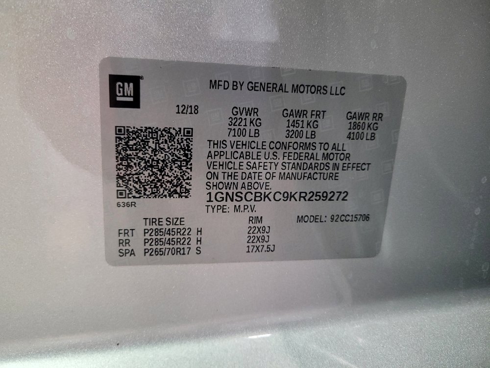 Used 2019 Chevrolet Tahoe LT RWD image 33