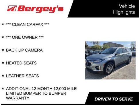 Used 2023 Chevrolet Traverse LT w/ LPO, Floor Liner Package image 4