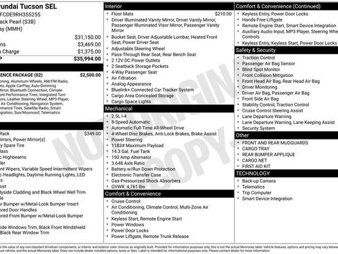 Used 2024 Hyundai Tucson SEL w/ Convenience Package image 15