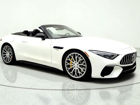 Used 2022 Mercedes-Benz SL 55 AMG 4MATIC w/ Driver Assistance Package image 3
