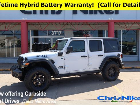 Used 2025 Jeep Wrangler Unlimited Sport S 4xe AWD/4WD image 1