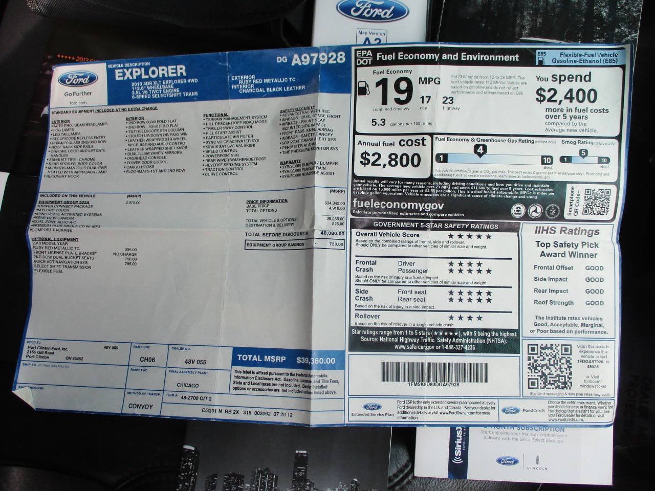 Used 2013 Ford Explorer XLT AWD/4WD image 32