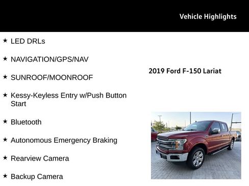 Used 2019 Ford F150 Lariat AWD/4WD image 28