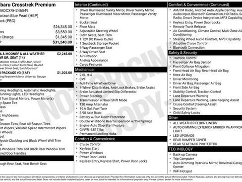 Used 2024 Subaru Crosstrek 2.0i Premium image 3