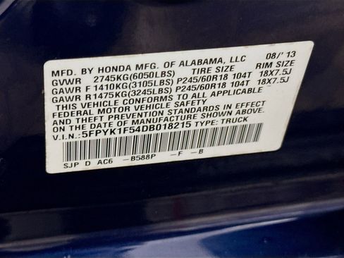 Used 2013 Honda Ridgeline RTL image 31