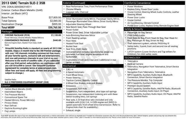 Used 2013 GMC Terrain SLE w/ Chrome Package FWD image 5