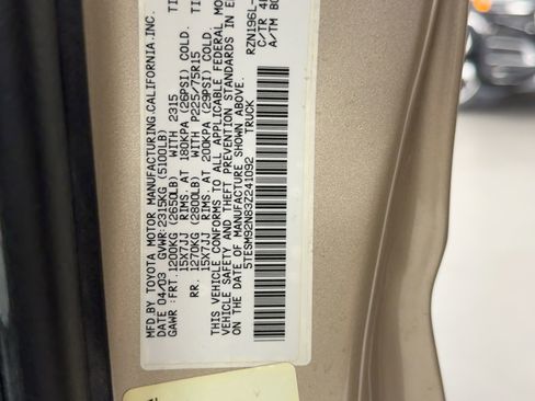 Used 2003 Toyota Tacoma PreRunner image 20