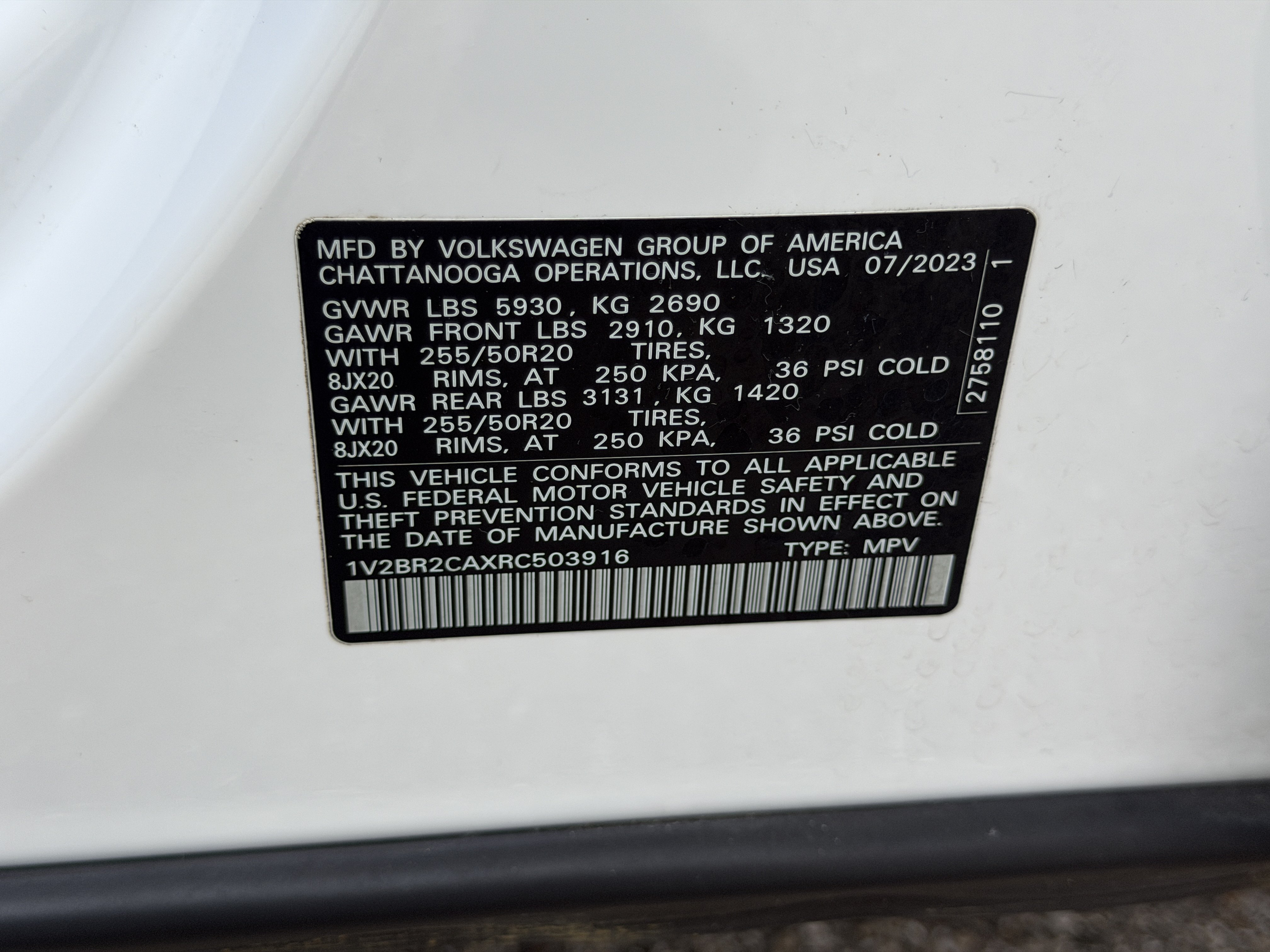 Certified 2024 Volkswagen Atlas SEL AWD/4WD image 37