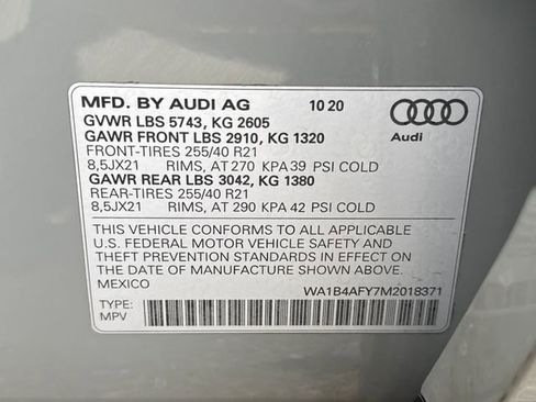 Used 2021 Audi SQ5 Premium Plus w/ Premium Plus Package image 20